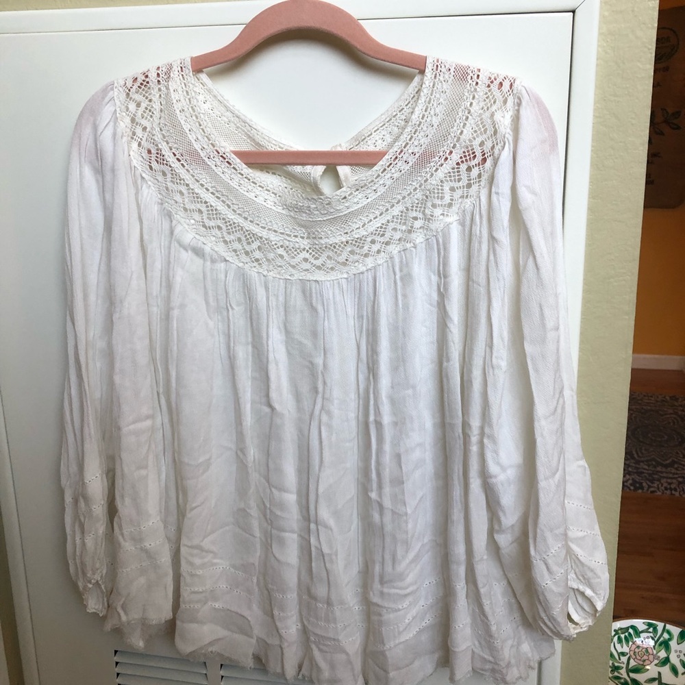 Free People Gauze Top